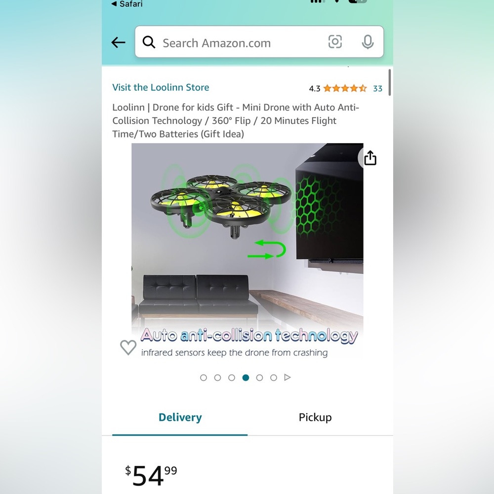 Loolinn drone for kids brand new !!! 2 for the price of 1
